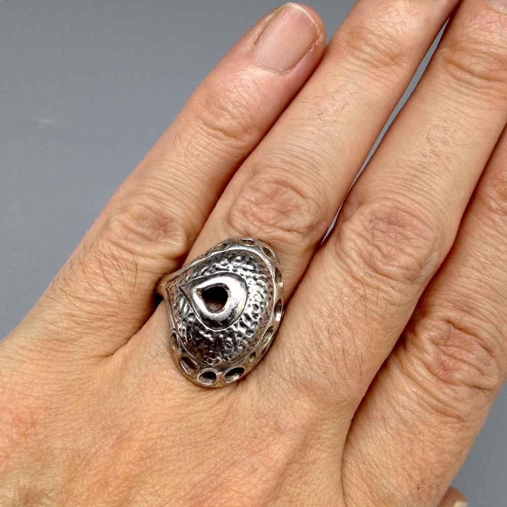 Vintage Artisan Sterling Silver OOAK Ring